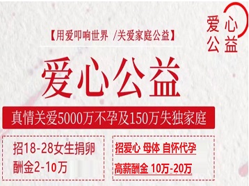 昭平捐卵助孕生子 爱心志愿者招募